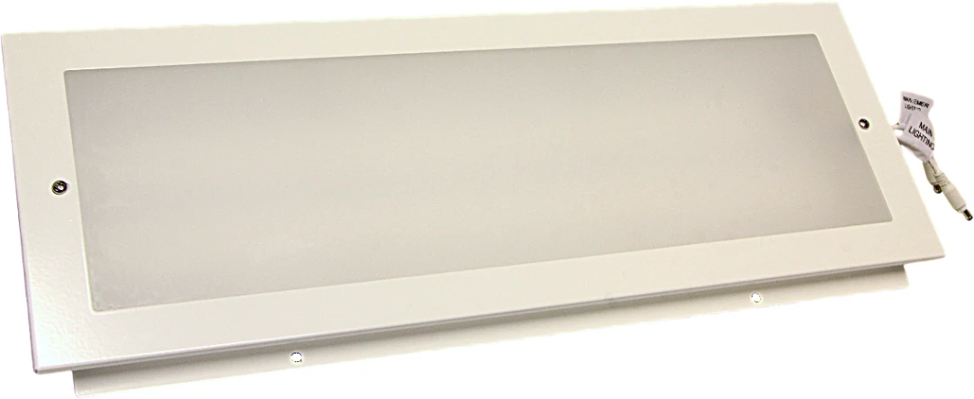 LED Korgarmatur med nödljus, infälld, LxB=655x235mm, 23,5W