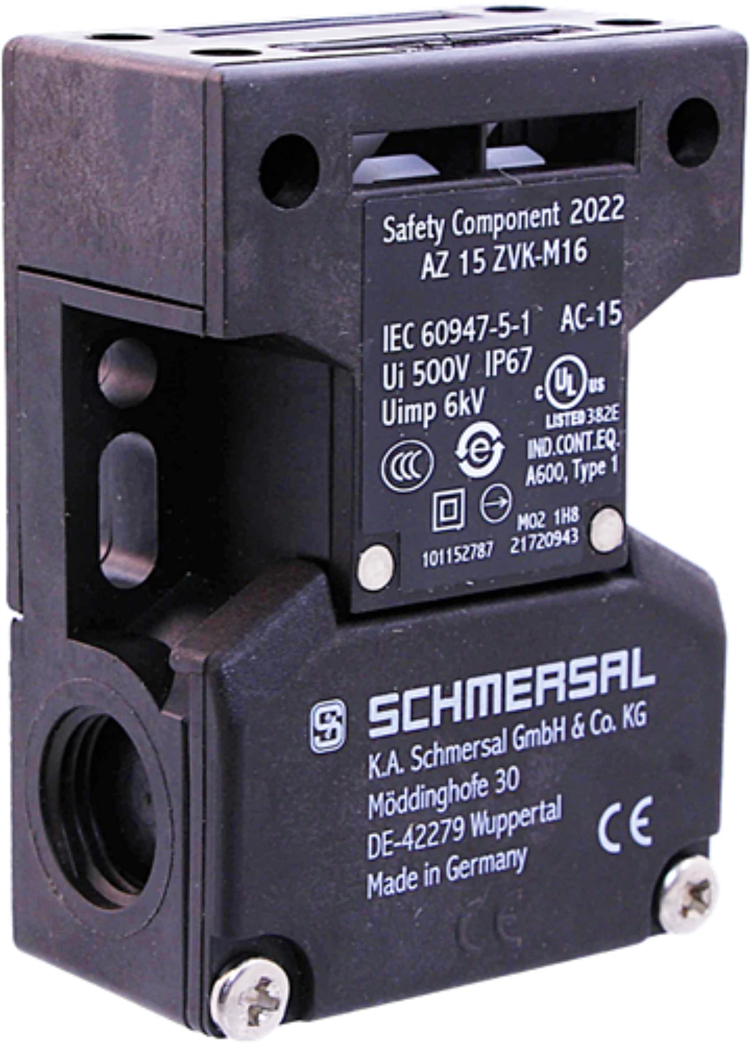Säkerhetskontakt, Schmersal AZ15ZVK-M16