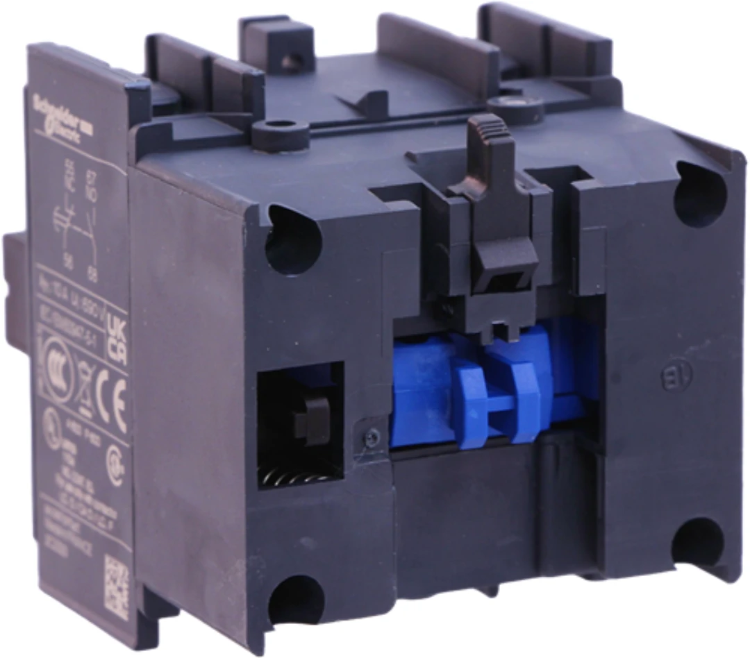 Tidblock, Schneider/Telemec., LADT0, ON DELAY. 0,1-3s, 1NO+1NC