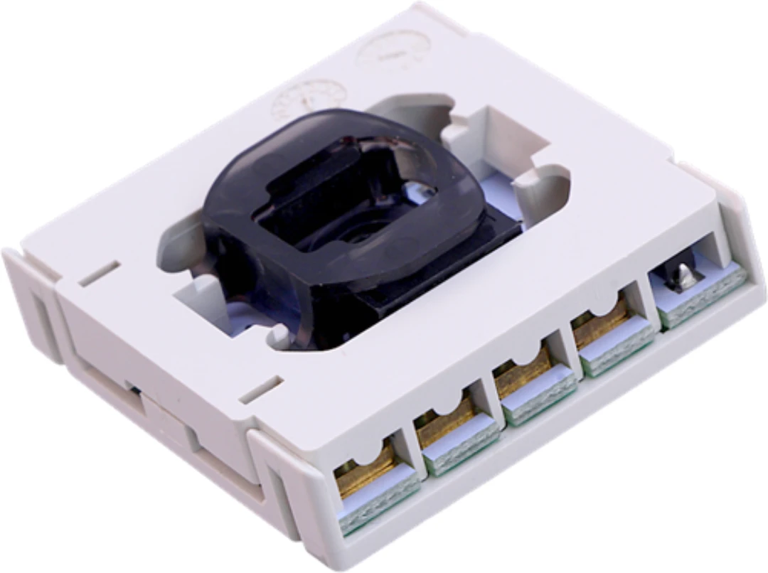 Kontaktblock, DMG Dual light, 24V/1A, 1CO+1NO-Kontakt., röd/röd