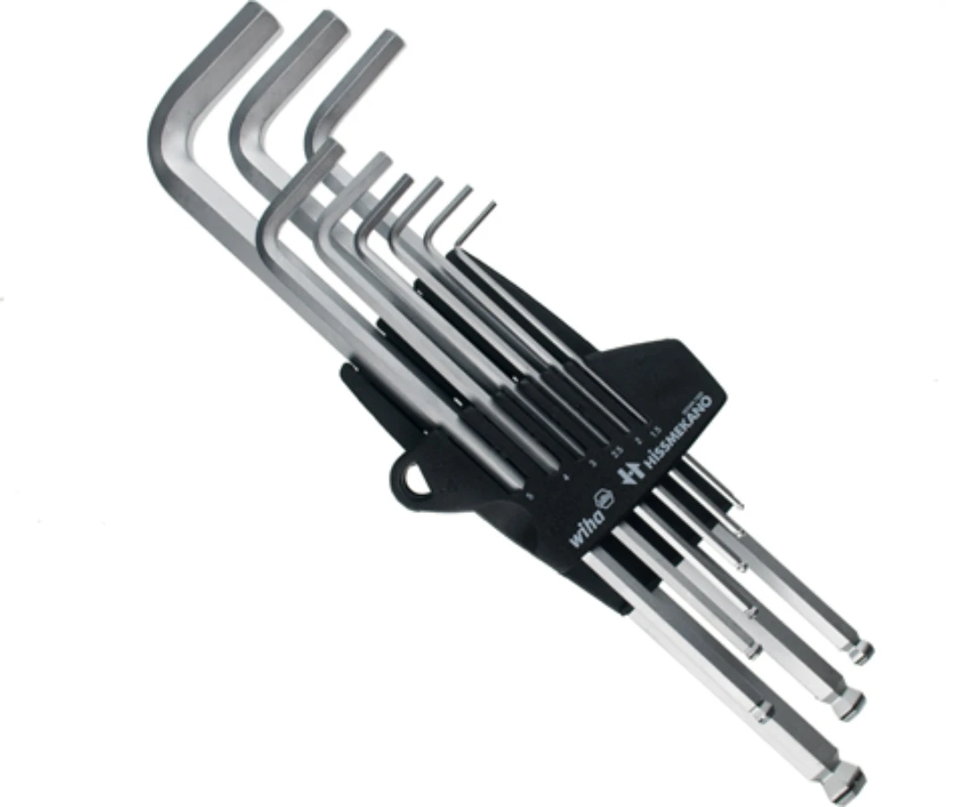 Insexnyckelsats, Hissmekano, 1.5-10mm (9 nycklar)