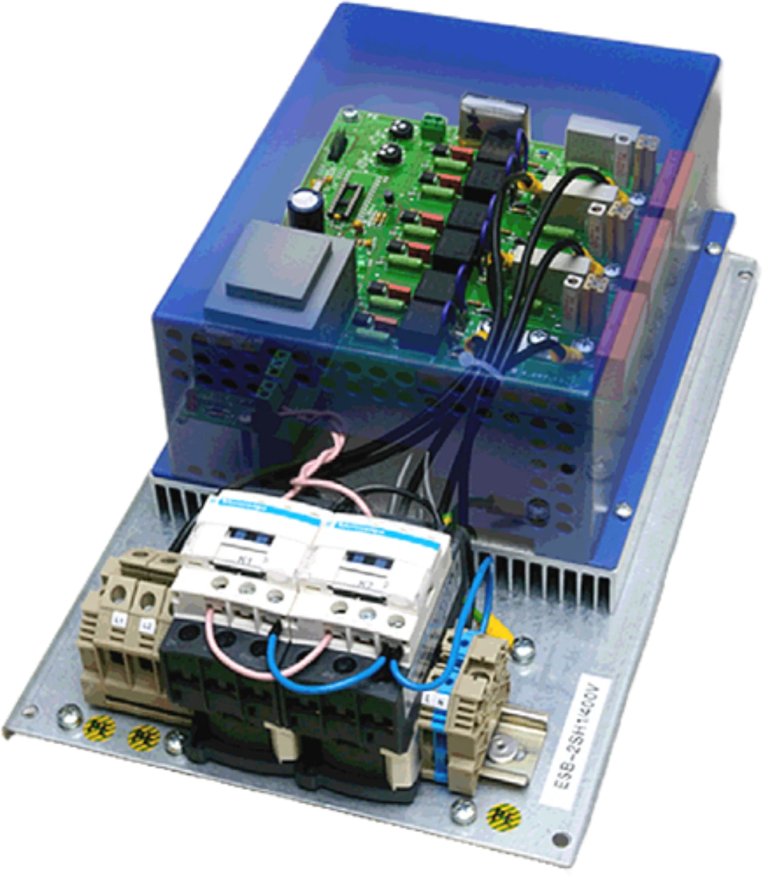 Mjukstart, RST, ESB-2SH-1, med kontaktorer, 400VAC/37,5A/18kW