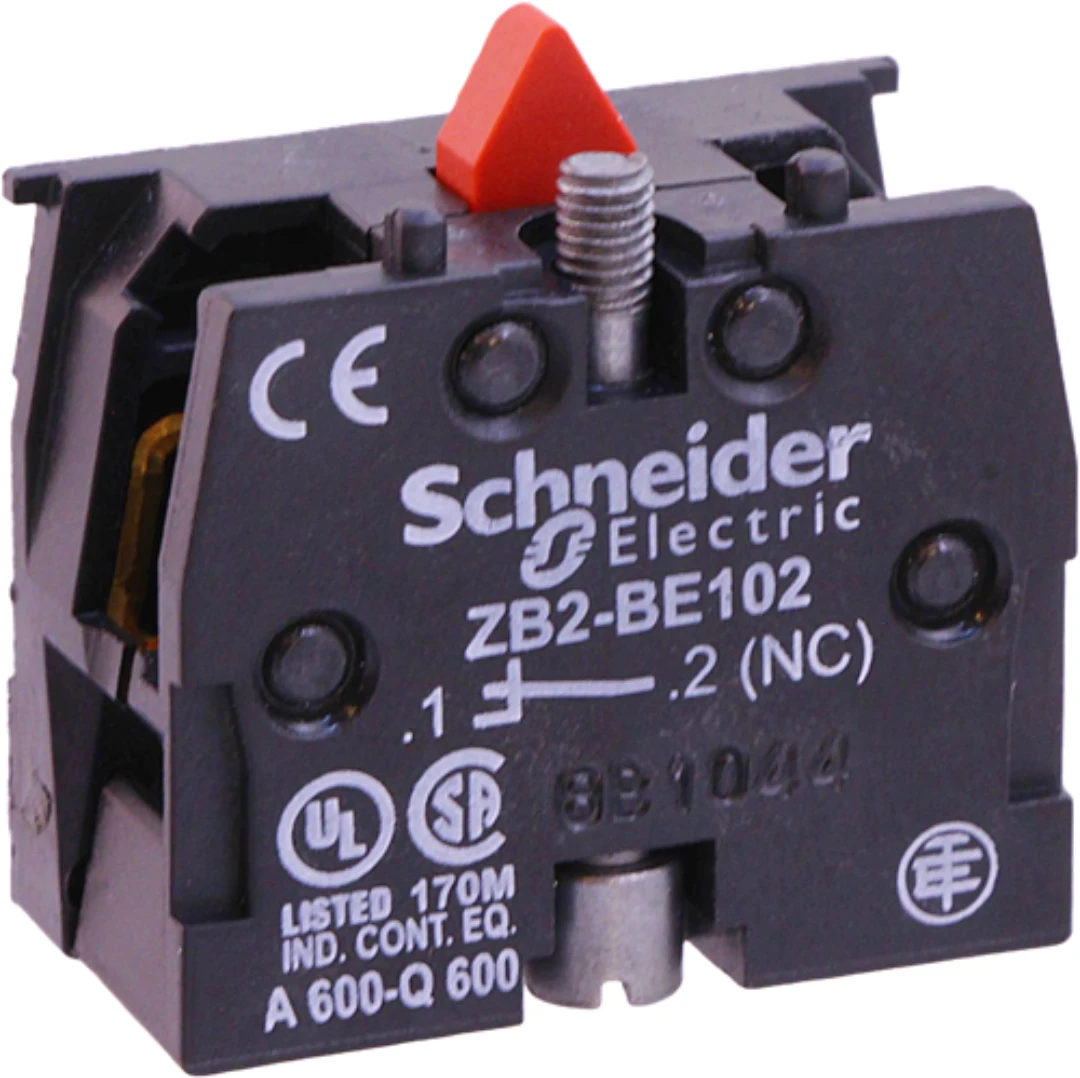 Kontaktblock, Schneider/Telemec., ZB2-BE102, 1NC-Kontakt