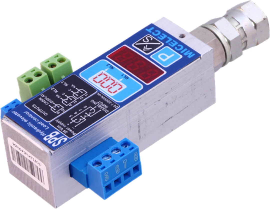 Överlastenhet, Micelect SPB, Hydraulhiss, plintanslutning