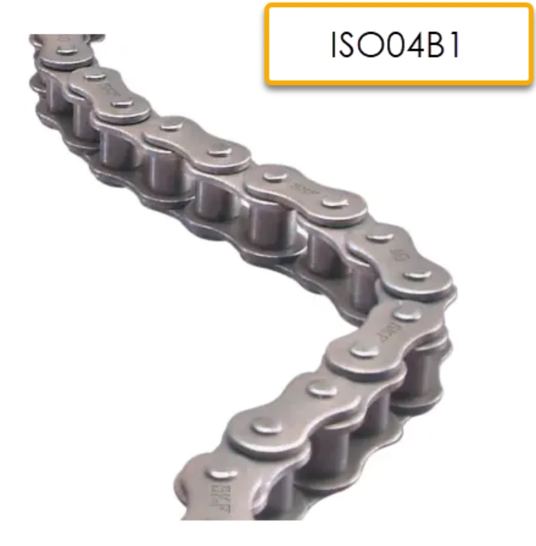 Rullkedja, Simplex, DIN 8187, ISO04B-1, P=6mm, l=5m