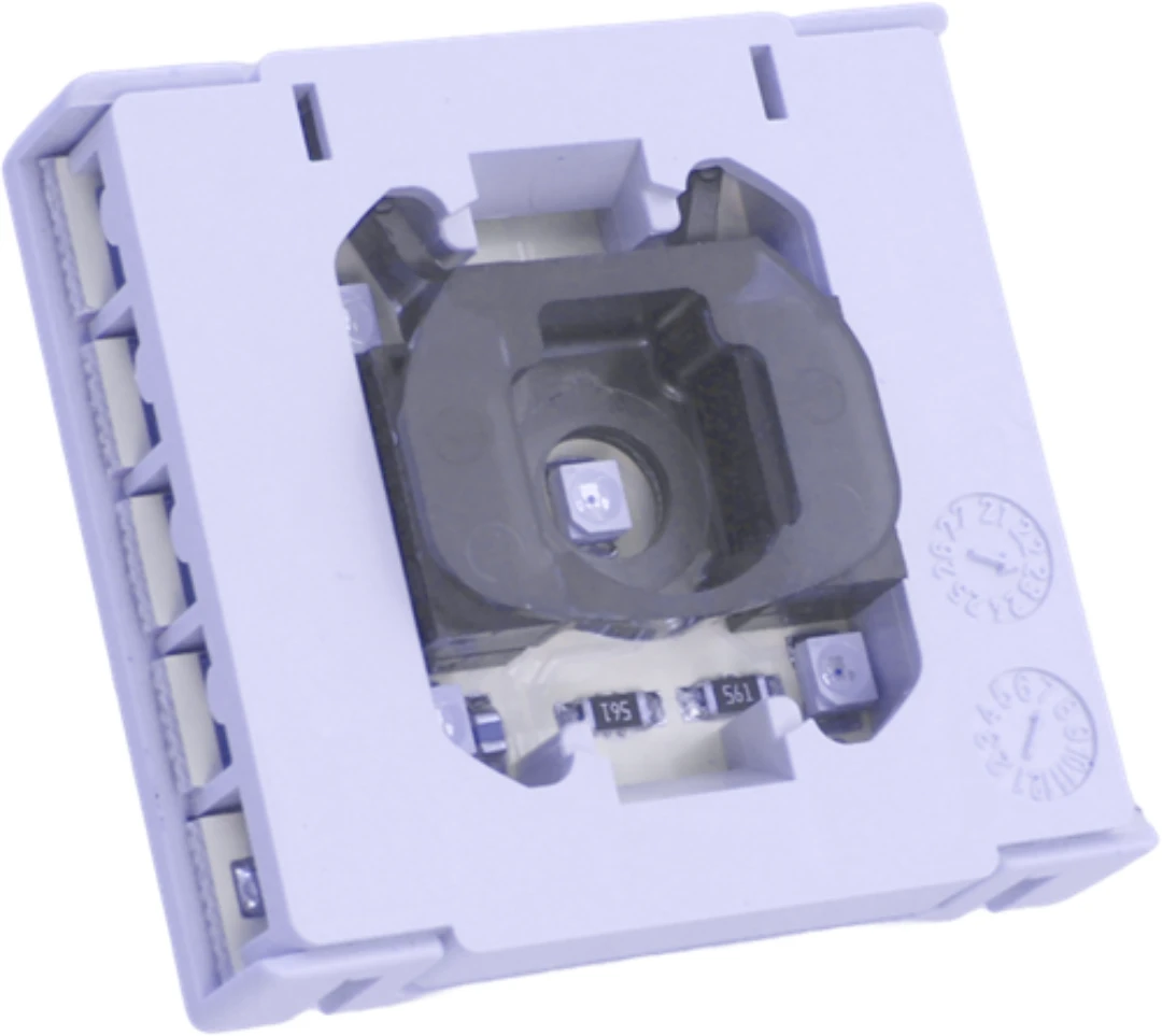 Kontaktblock, DMG Dual light, 24V/1A, 1CO+1NO-Kontakt., röd/röd