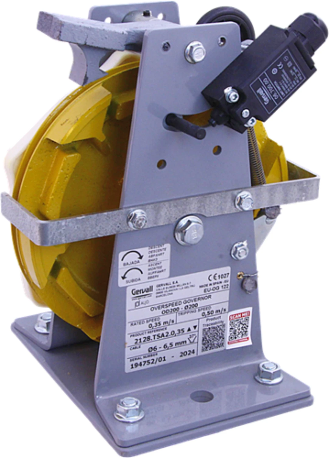 HR, Gervall/Aljo 2128.ESA2, 200mm, Vn=0,35m/s, Va=0,5m/s