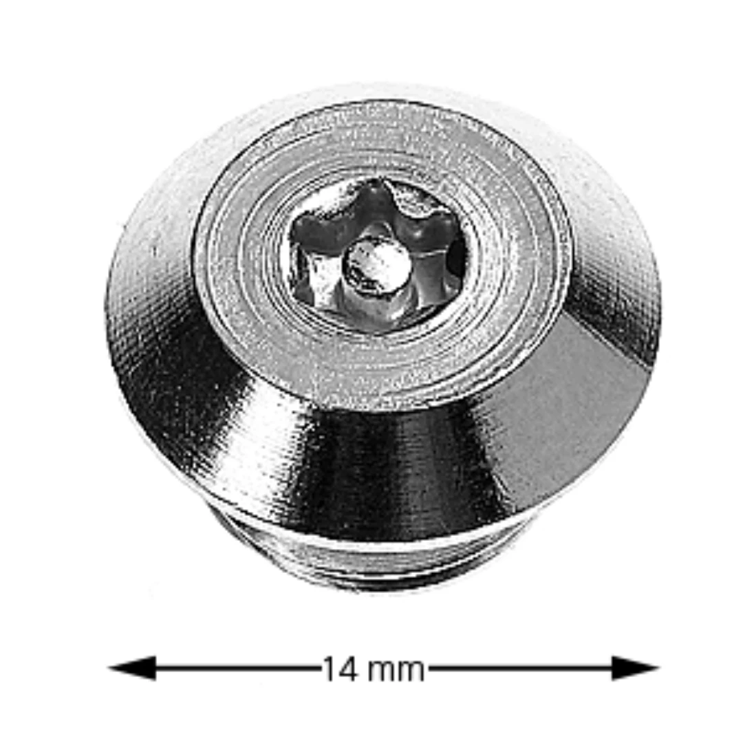 Nödöppningsskruv, Torx m pinne, M10x6, Tx25/TR25 Fzb