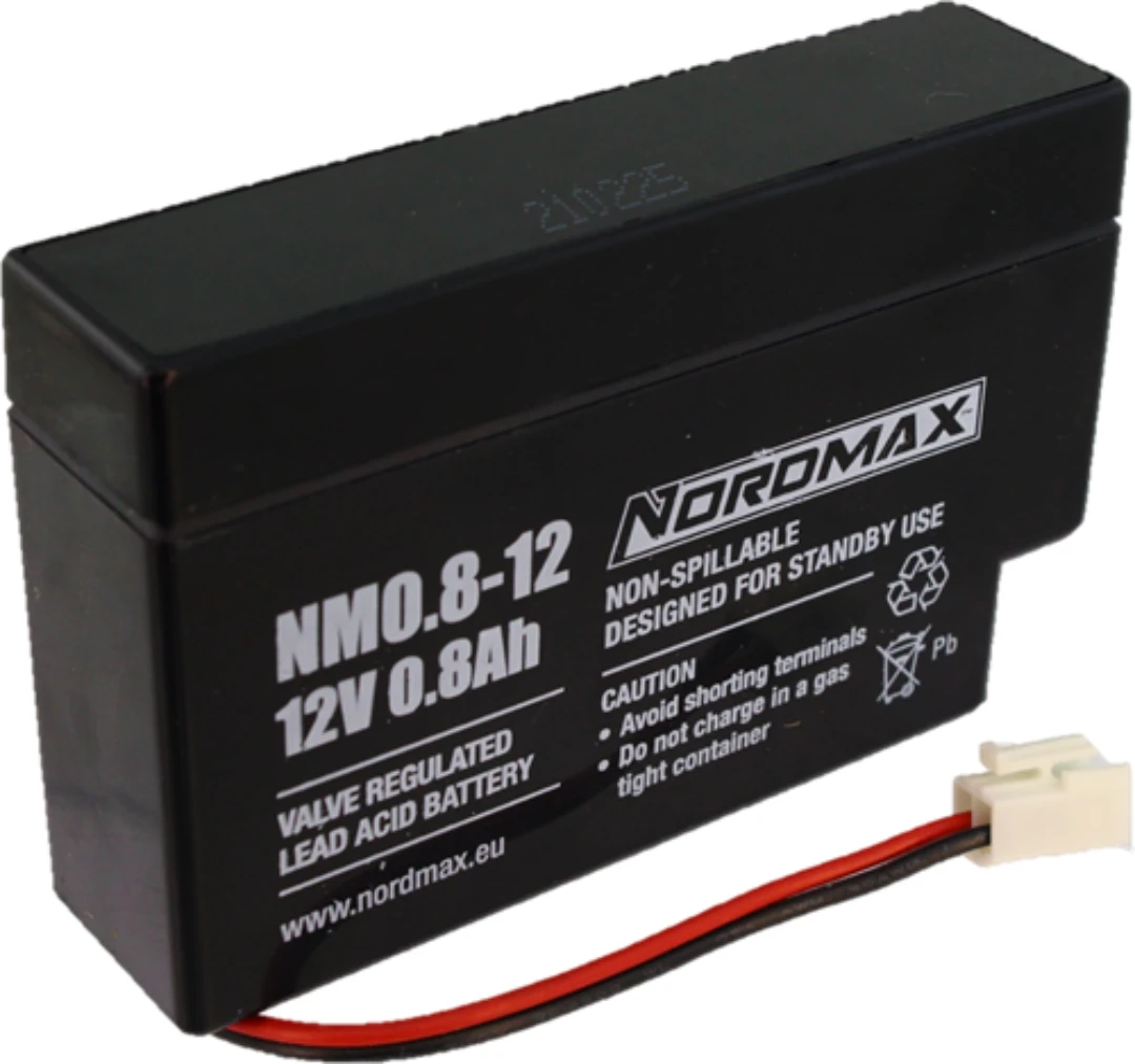 Batteri, 12V, 0.8Ah