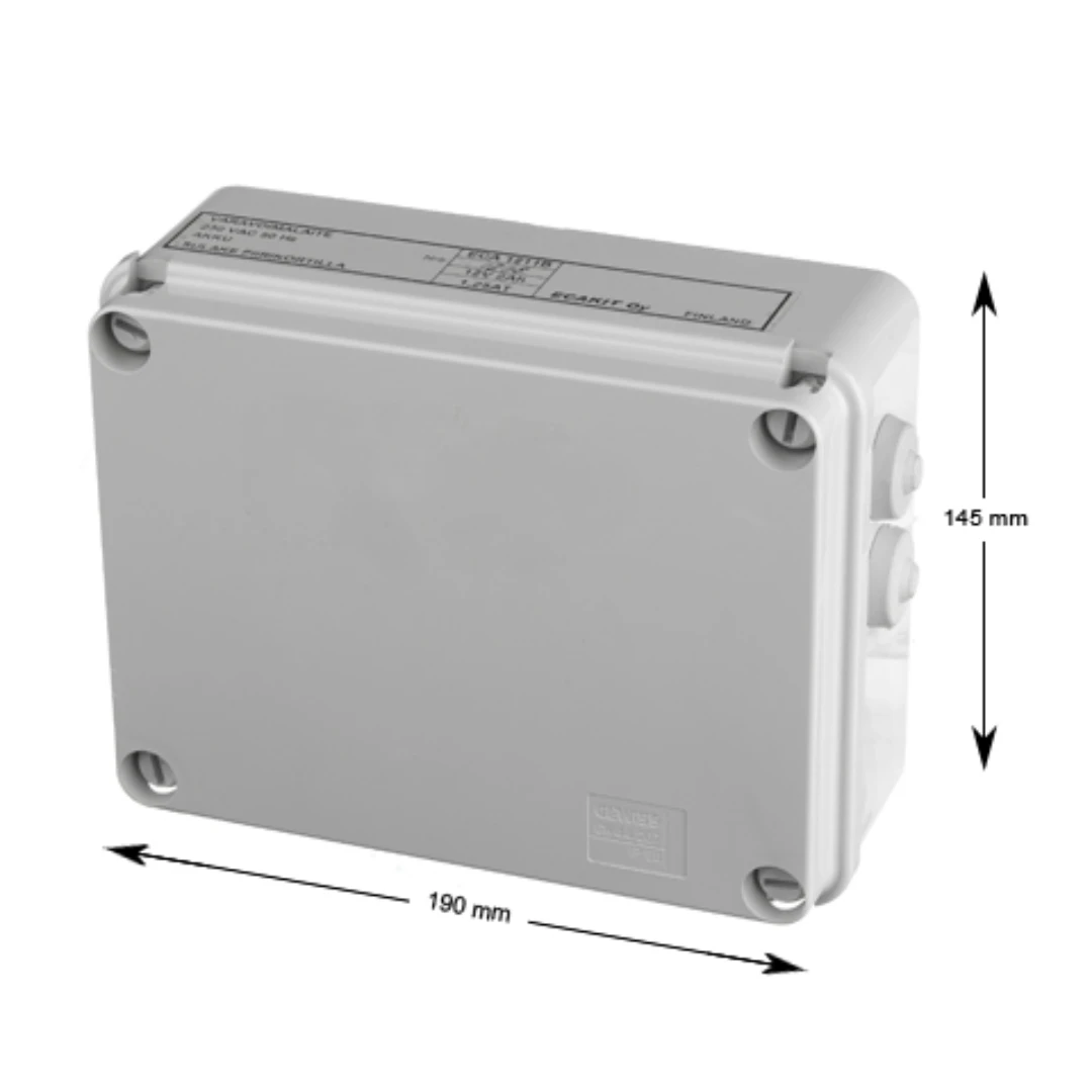 Nödaggregat, ECA 1211B, 230VAC/12VDC, Batteri 12V/2,3Ah