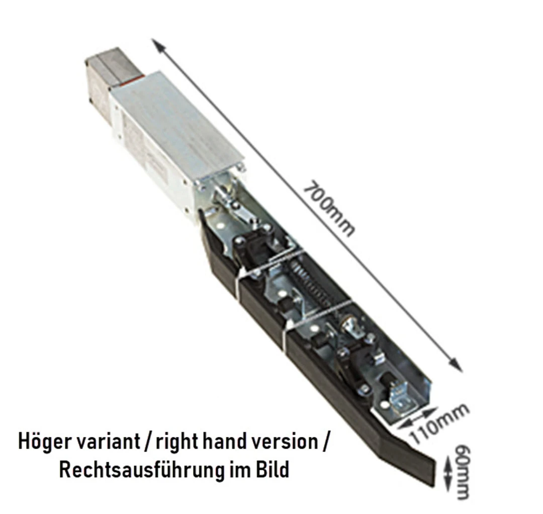 Låsbana, Kuhse V10, 200VDC, 100%ED, vänster
