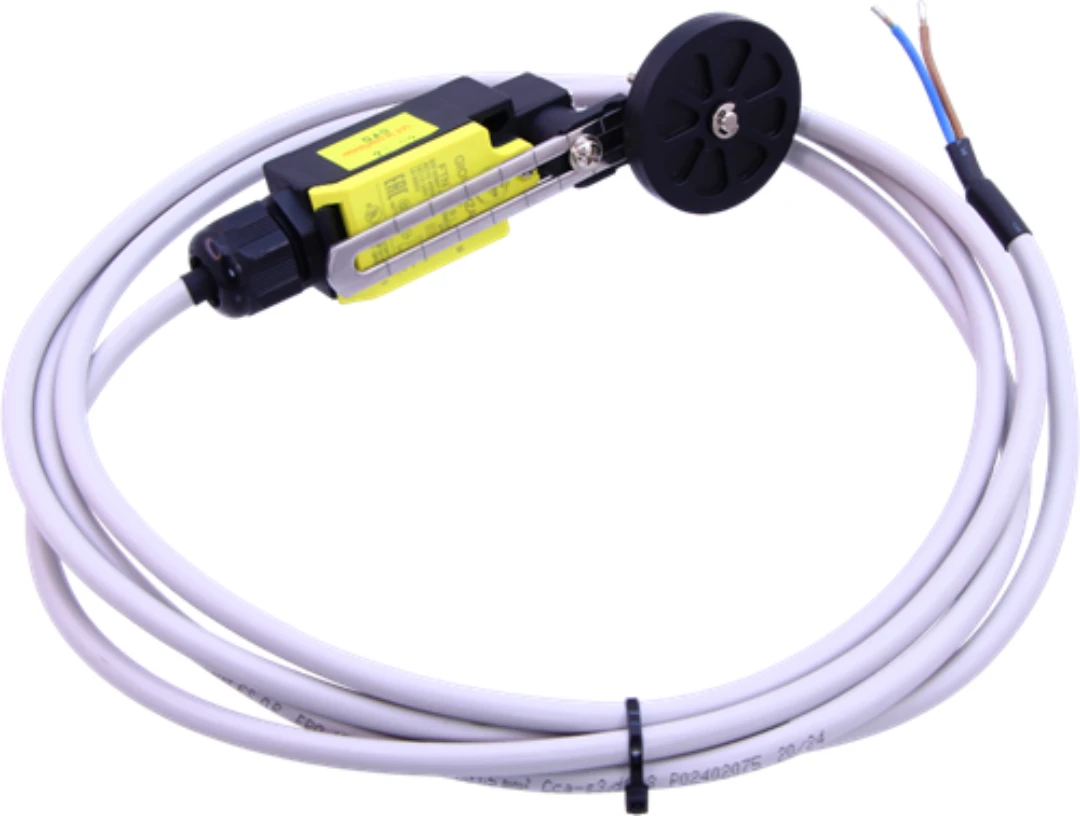 Gränslägesbrytare, Giovenzana, 1NO+1NC, ø50mm rulle, kabel l=2.5m
