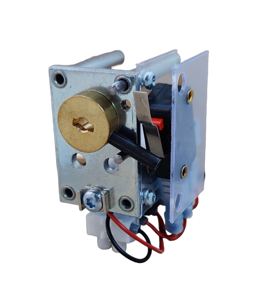 Nyckelbrytare, NS-2, Röd Led, 24v