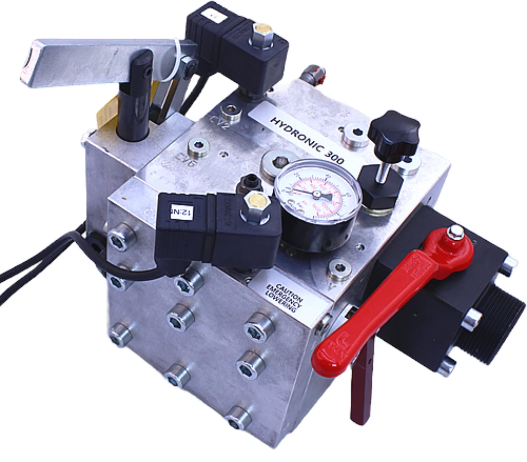 Ventilblock, Hydronic 300, Typ 2, 96-145 l/min, med kran 1¼''