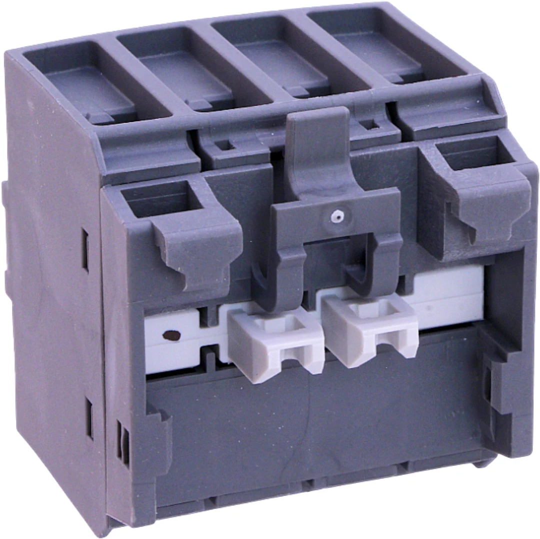 Hjälpkontaktblock, ABB CA4-22N, Skruvansl., 2NO/2NC, Frontmont.
