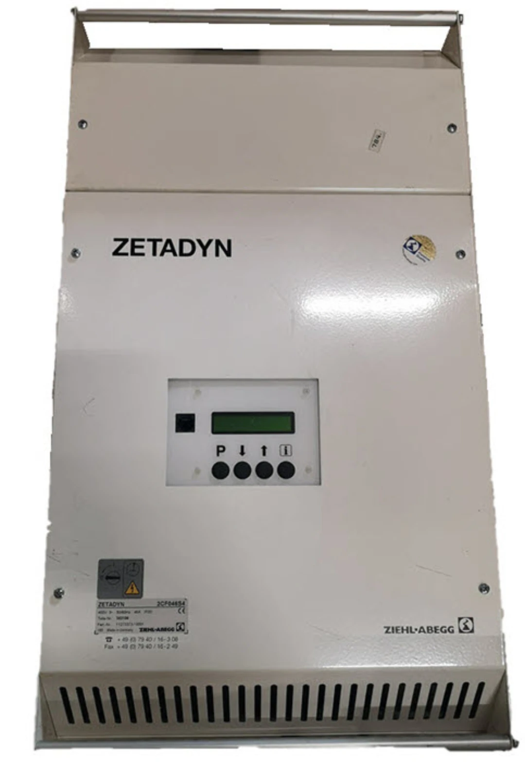 Frekvensstyrning, Ziehl-Abegg ZETADYN 2CF046S4, 46A, renoverad