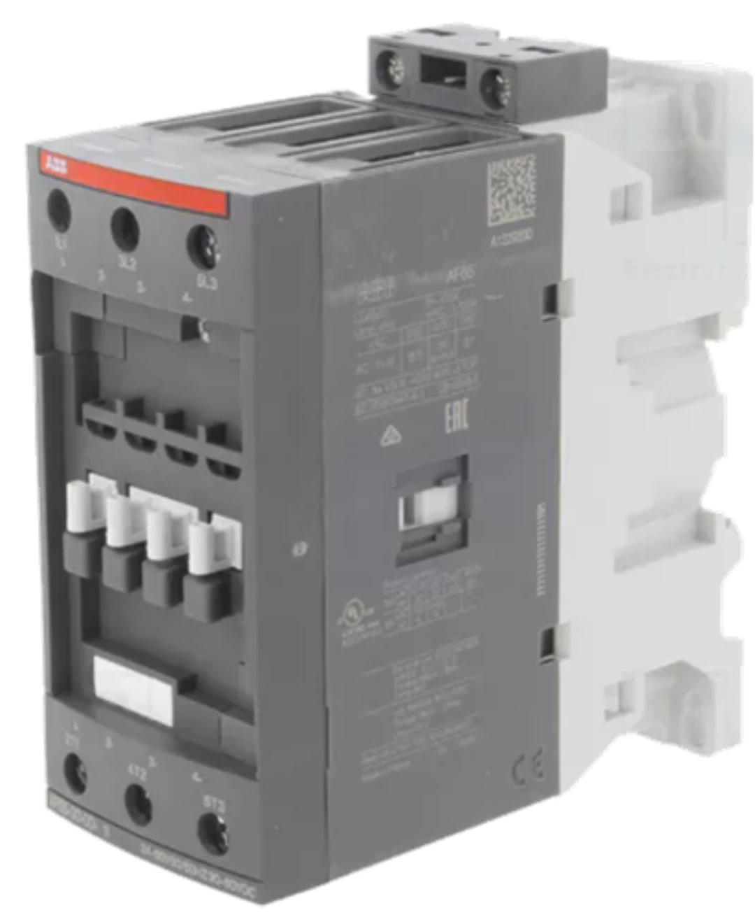 Kontaktor, ABB AF65, 24-60V AC+DC, Skruvansl., 65A/30kW