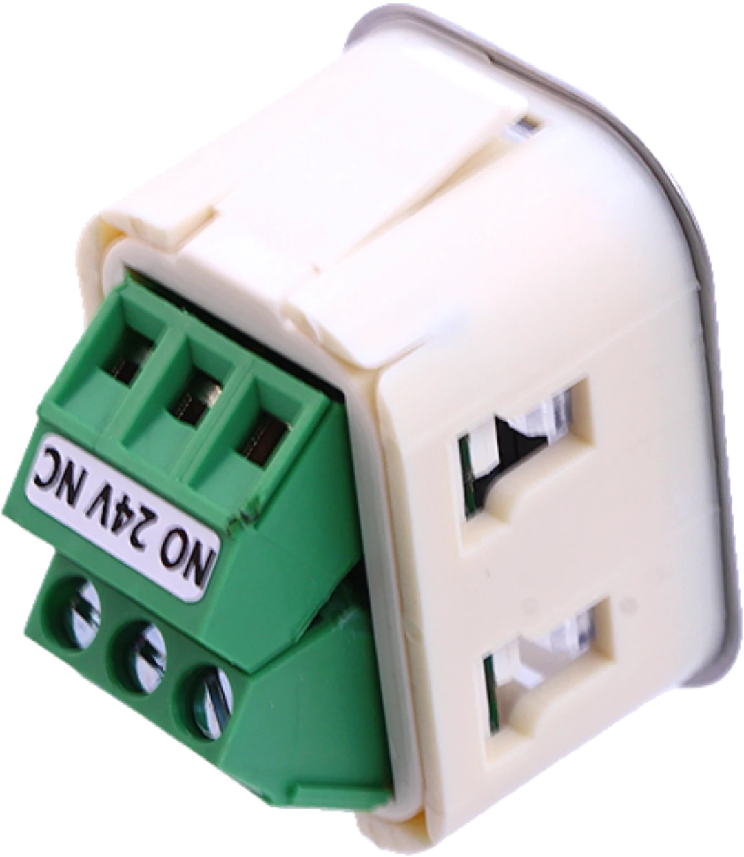 Knapp, HM-2535-S-M, NO/NC, gul, 24V