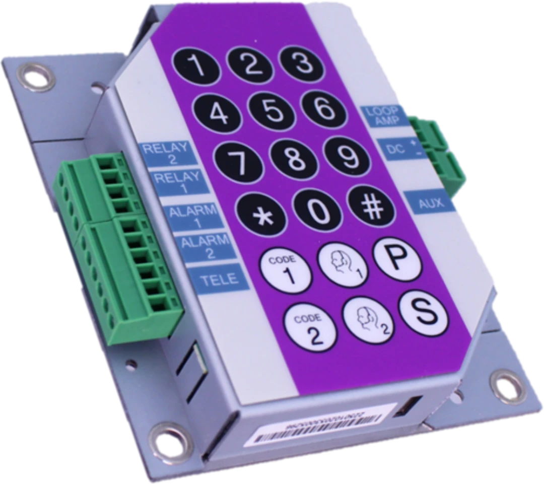 Nödtelefon, FältCom Flex DUO PSTN, utanpåliggande med ram