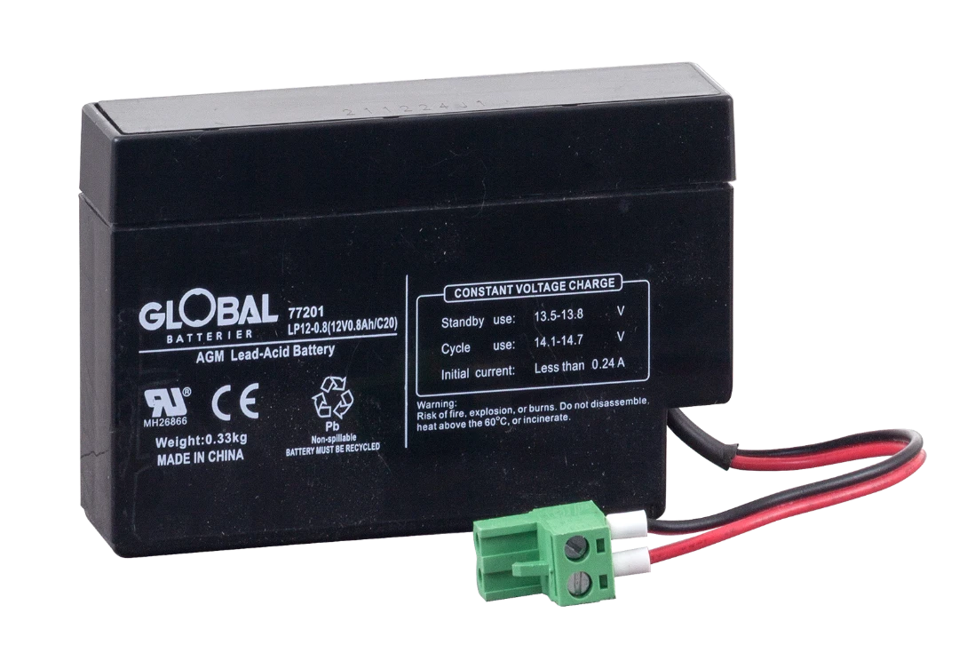 Batteri, Global, 12V, 0.8Ah, AGM