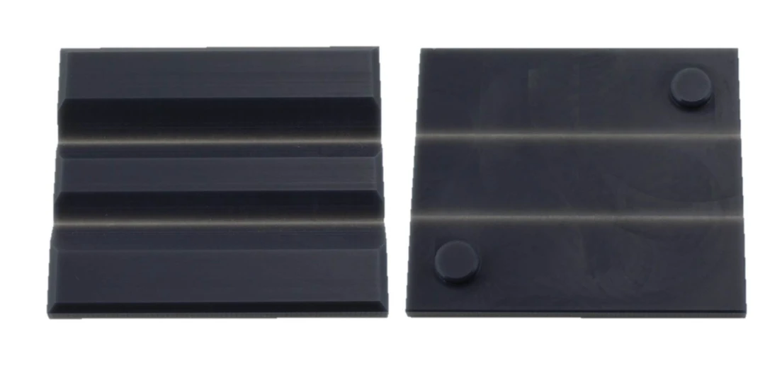 Styrskofoder, passar KONE monospace, motvikt, PE, 80x23.5x25, 16mm