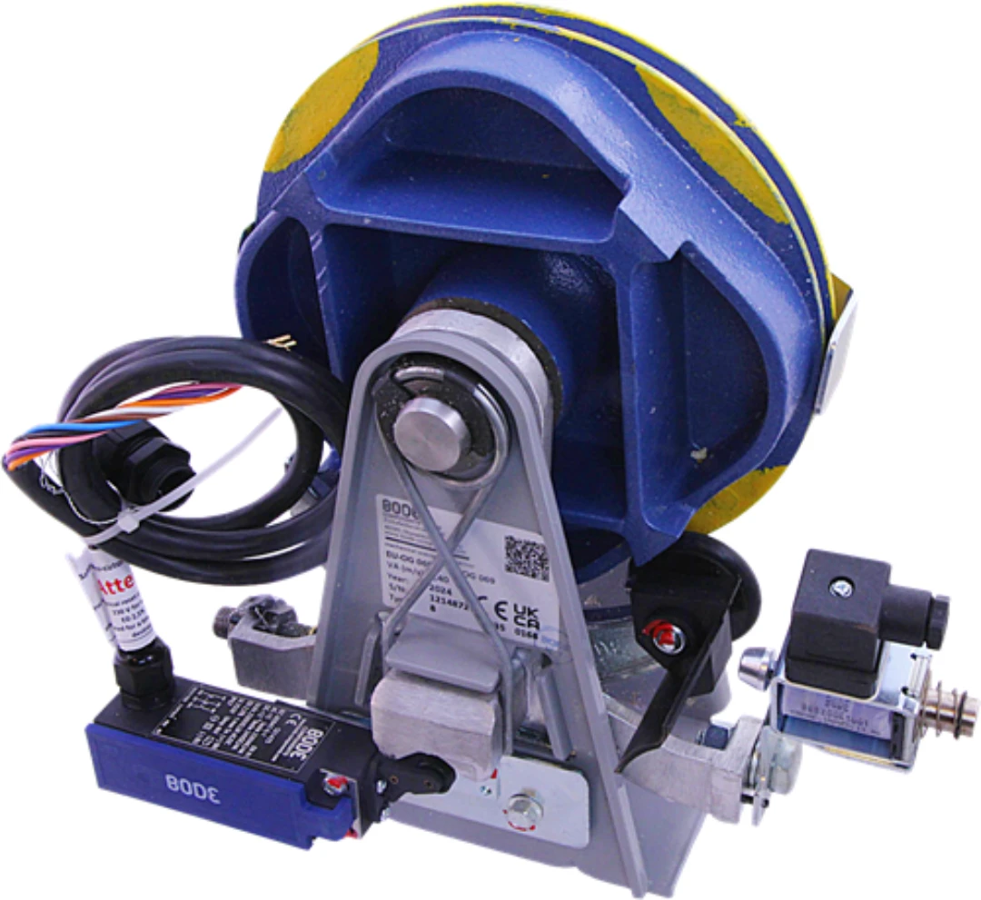 HR, Bode, typ 8/200mm, Vn=1.1/Va=1.4m/s, Fjärr 230V/Åter 24VDC, härd.