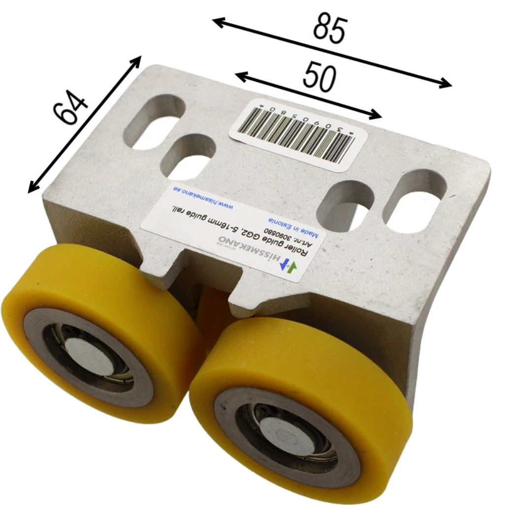 Rullställ, HM, Rullar D=60x18mm+50x15mm, 5-16mm gejd