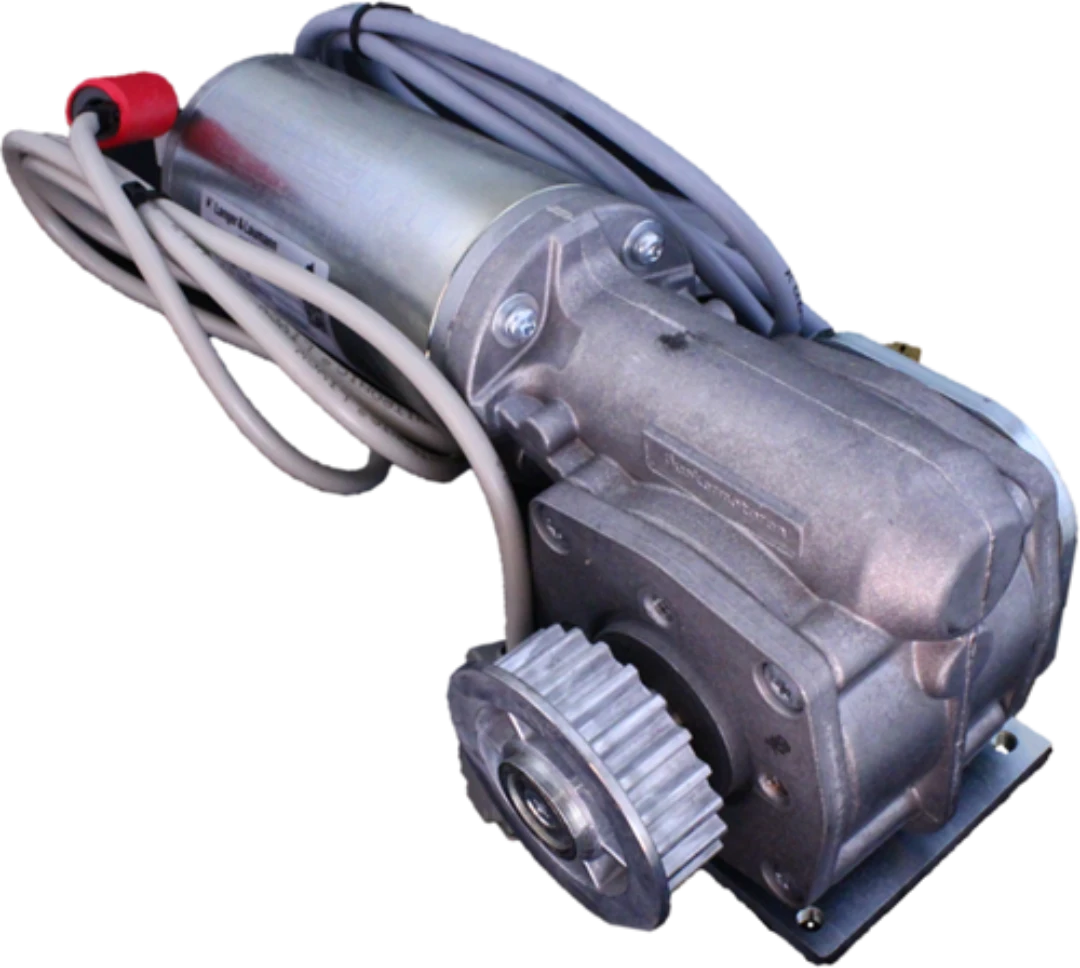 Motor stor, Langer&L, växel vänster, 24V/4,9A/1:15