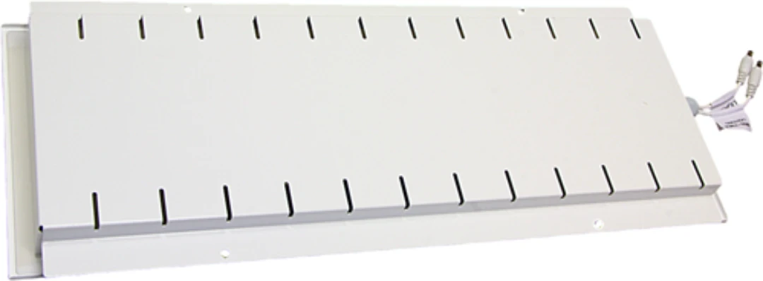 LED Korgarmatur med nödljus, infälld, LxB=655x235mm, 23,5W