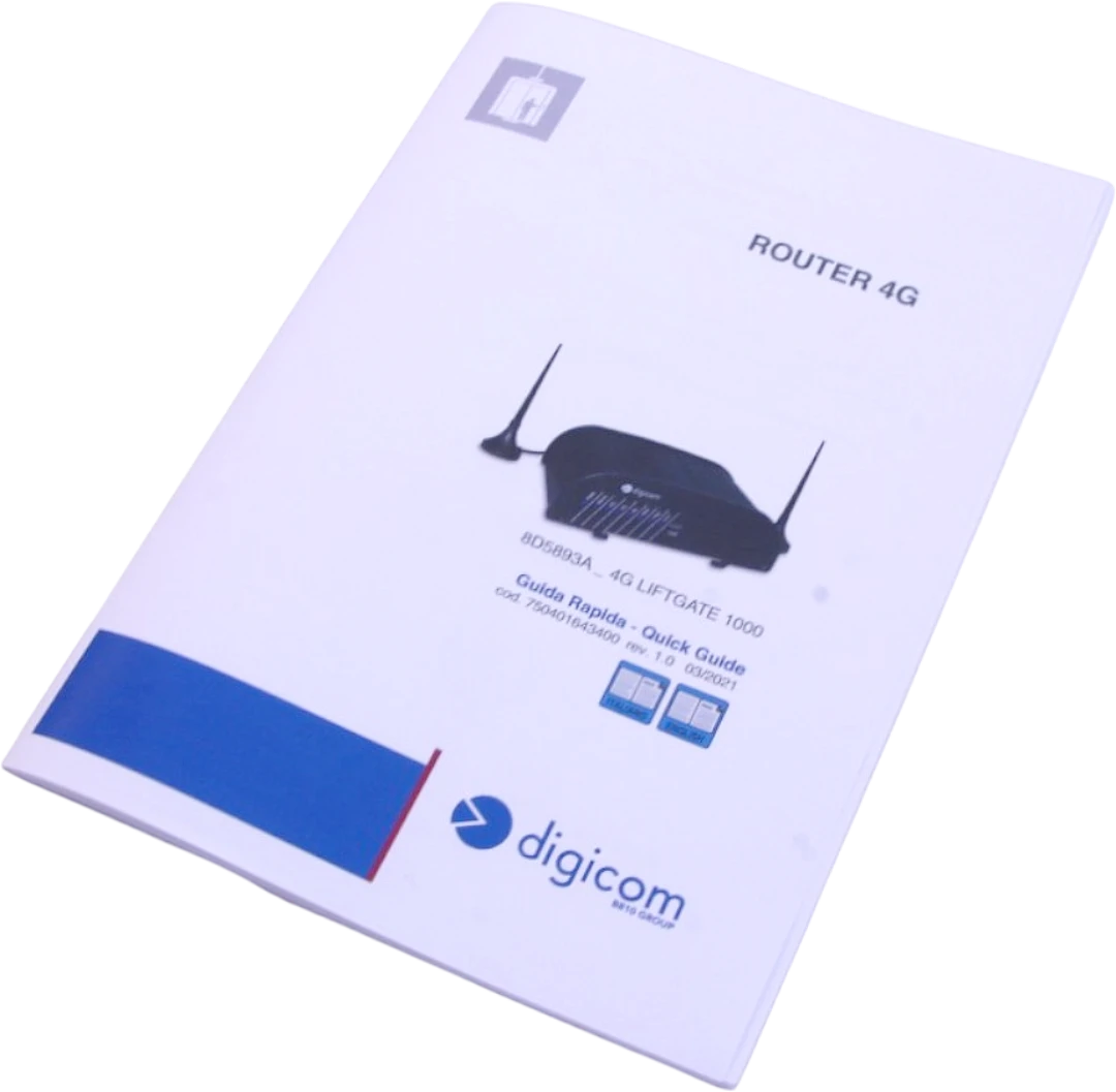 2G/3G/4G Gateway, Digicom Liftgate 1000,med backup+LAN