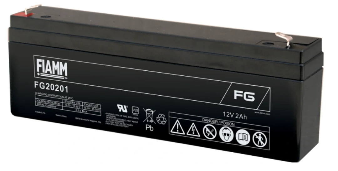 Batteri, FältCom, 12V/2Ah
