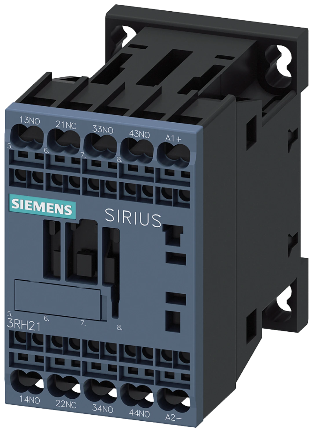 Kontaktorrelä, Siemens, 3RH2131-2JC40, 3NO/1NC, 30VDC