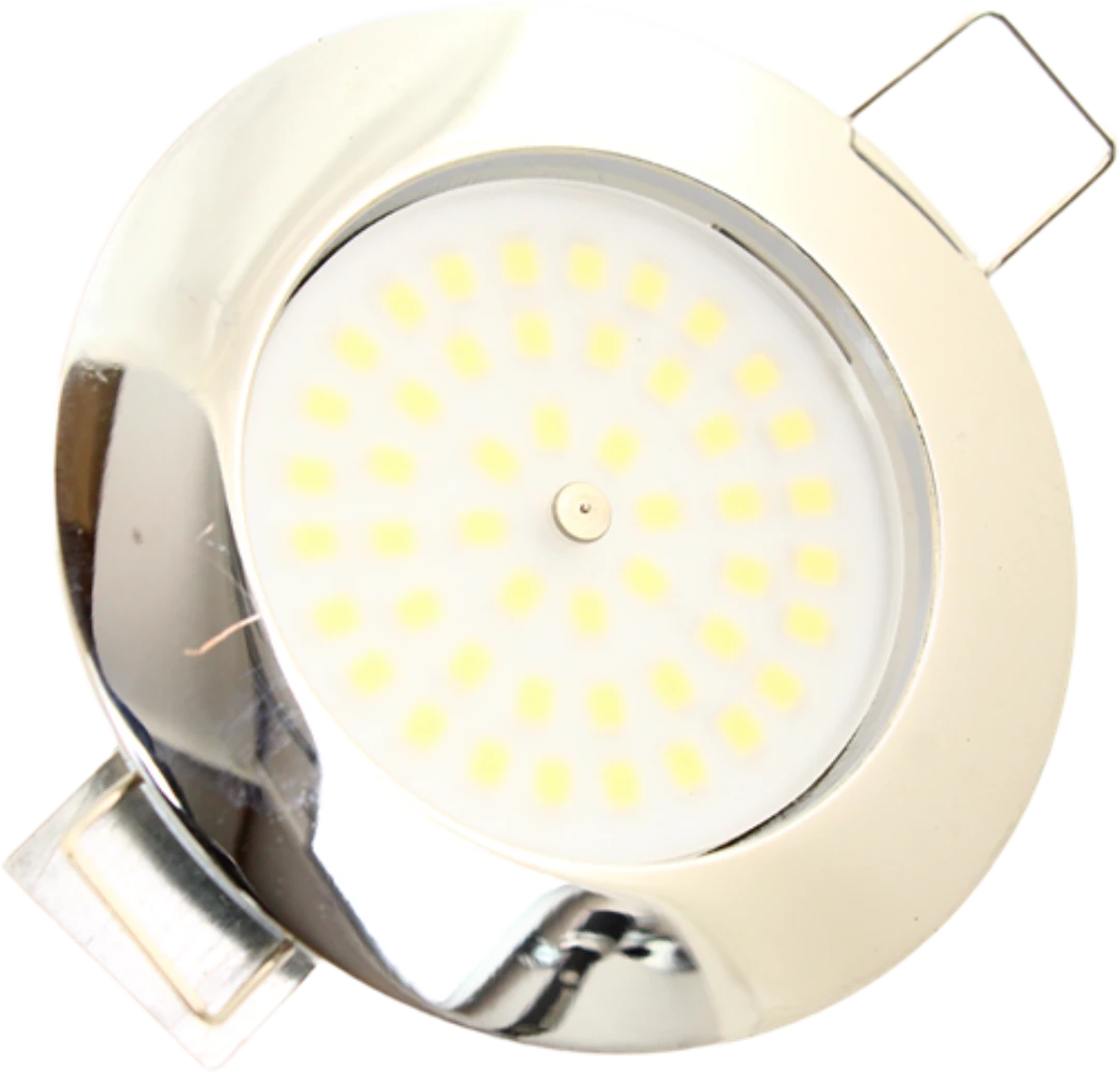 LED-kit Korgbel., Set Spots kromat satin, 6x495lm, Nödljus, 12V/230V