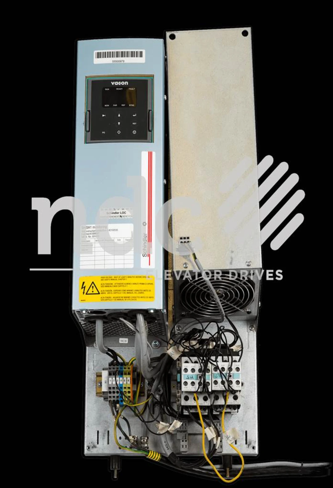 Reparation av frekvensstyrning, Schindler Variodyn VF10BR, 5.5 kW