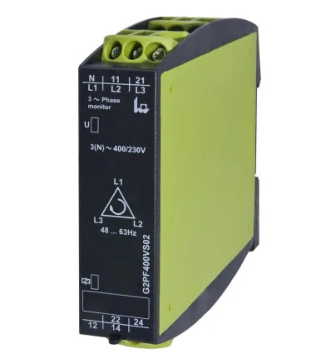 Fasvakt, Otis/Tele, G2PF400VS02, 230/400VAC, 2CO-kontakter