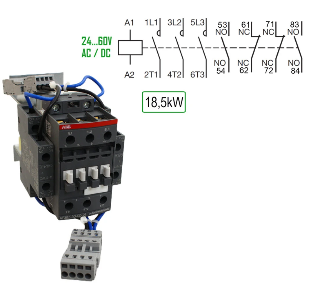 Kontaktor, Schindler MG5, 40 VDC (36V)