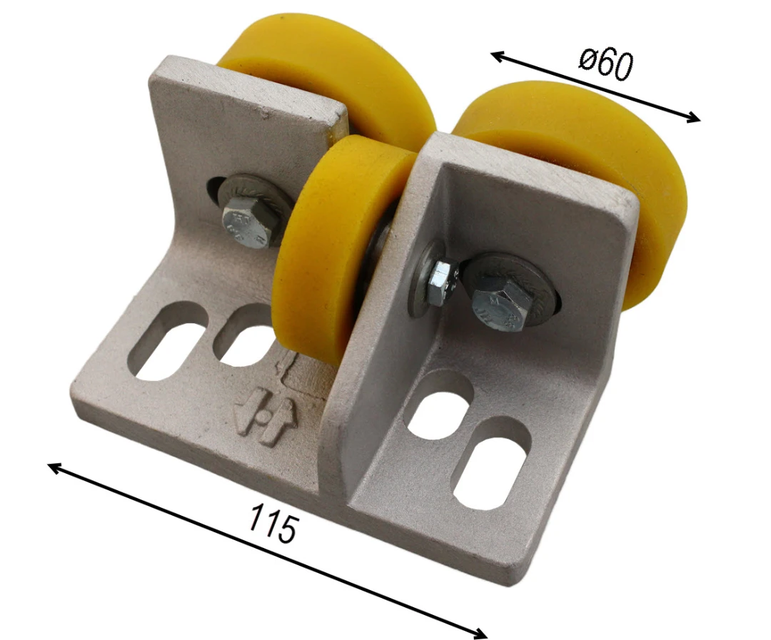 Rullställ, HM, Rullar D=60x18mm+50x15mm, 5-16mm gejd