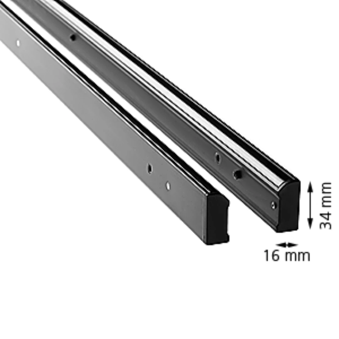Ljusridå 3D, Memco Pana40 Slimline, 15.5x35x2000 mm, endast list