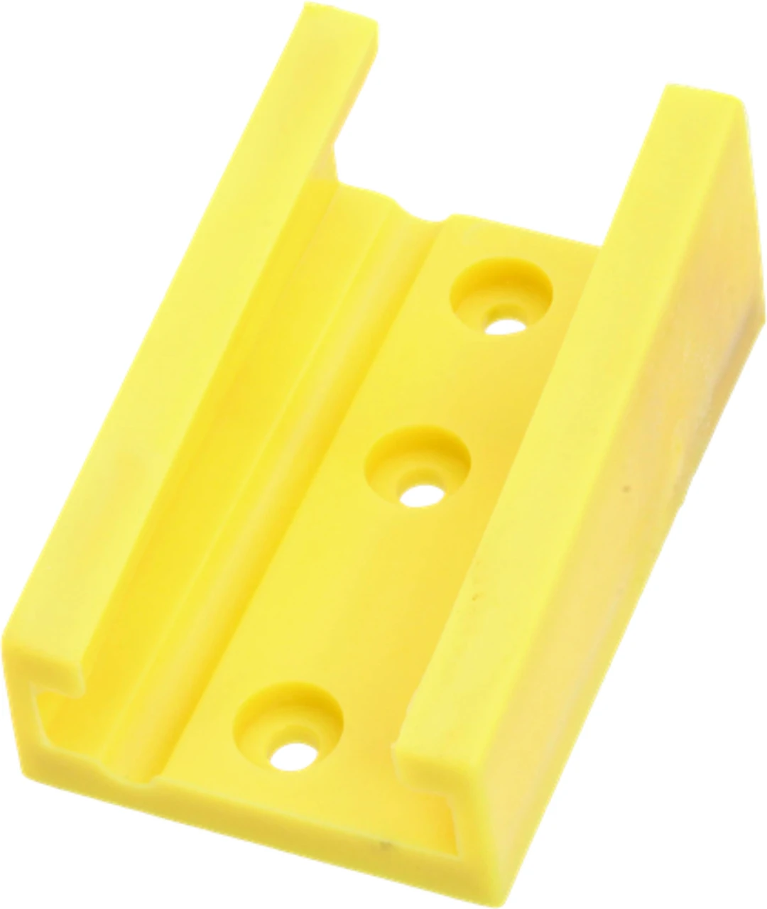 Korgkabelklämma, flat, max 18 ledare, gul, 60x100mm