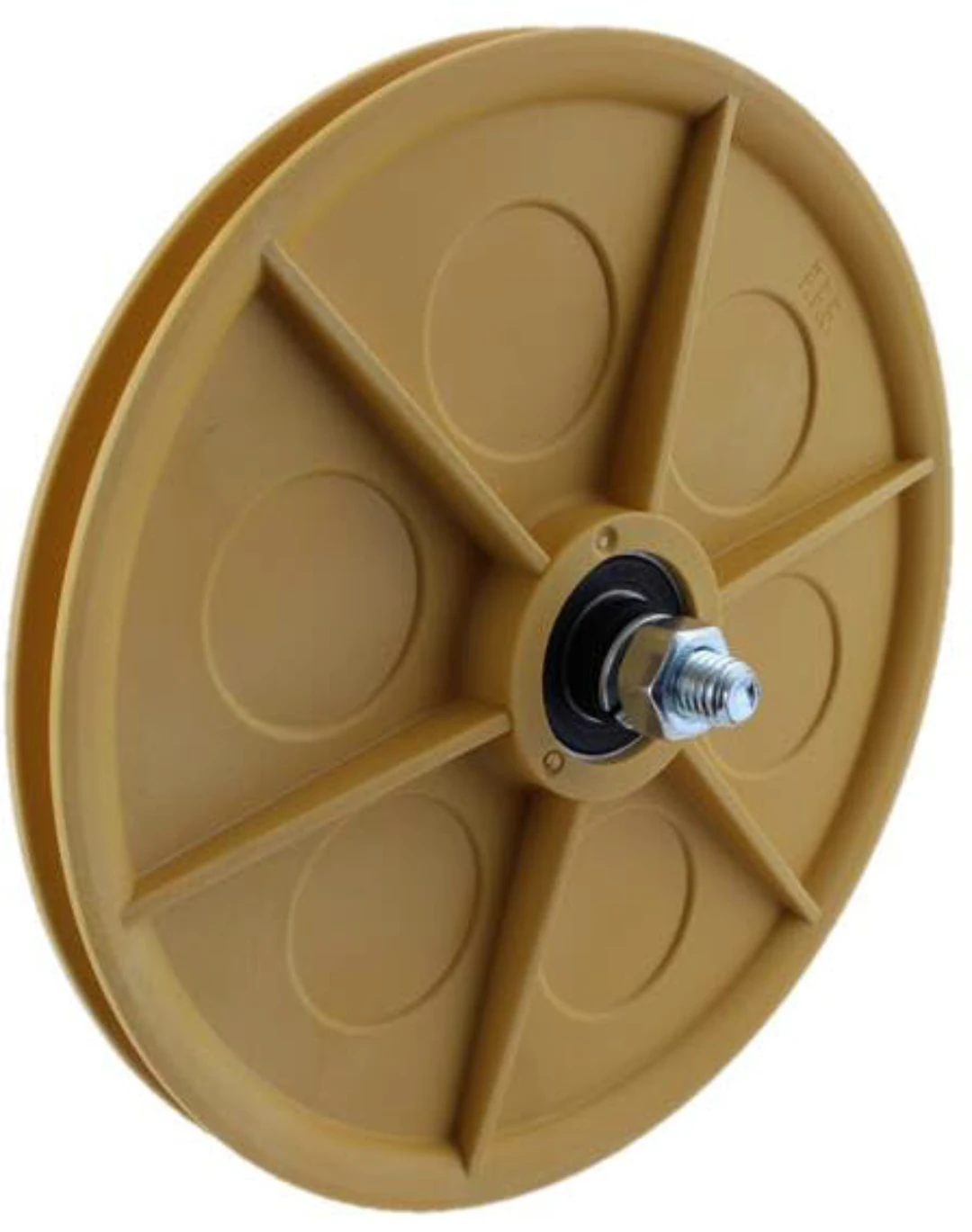Sträckviktshjul, D=200mm, plast, lindiameter 6-6,5mm