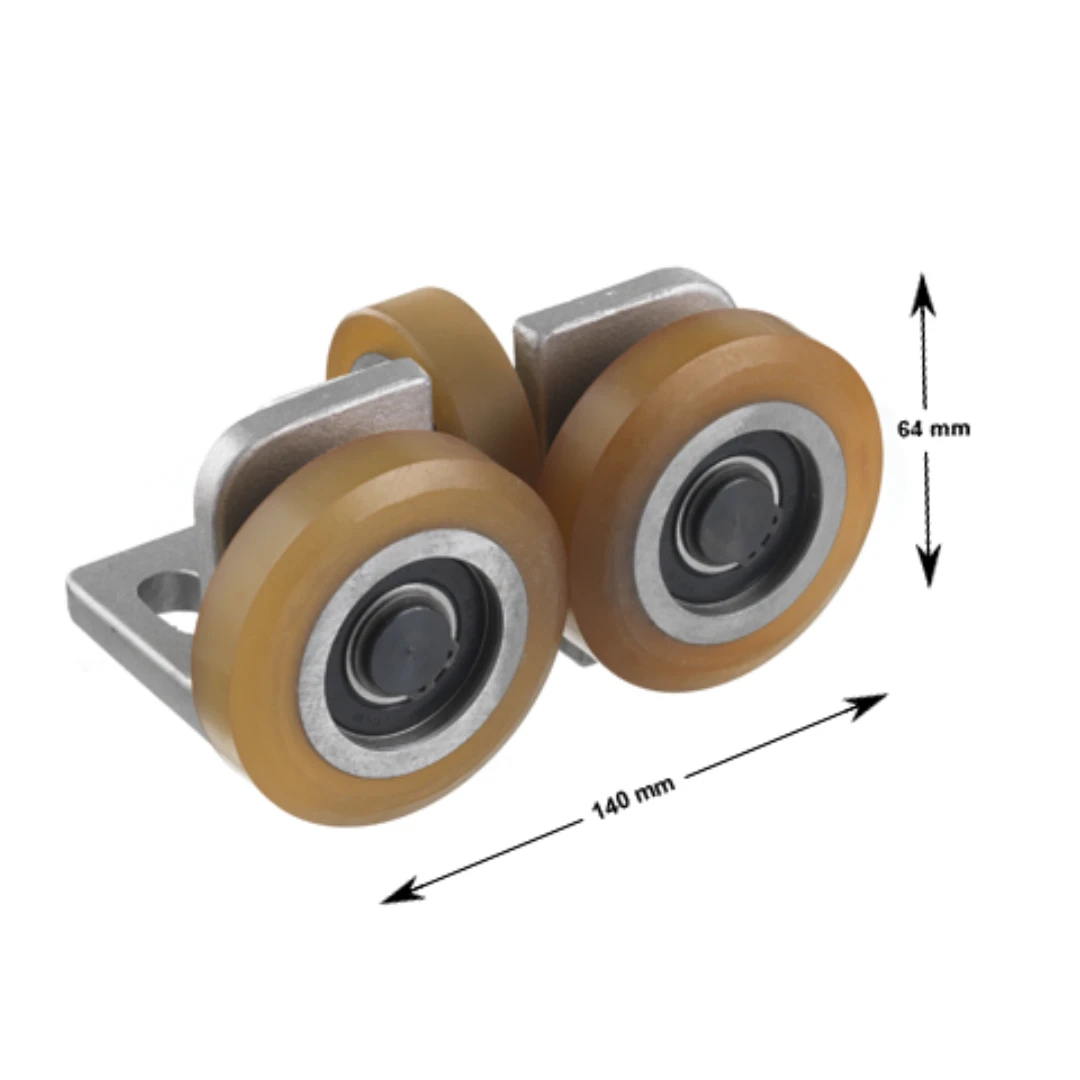 Rullställ GG6, för 5-9mm gejd, 2x70x20/12mm, 1x50x15mm rullar, VU80°
