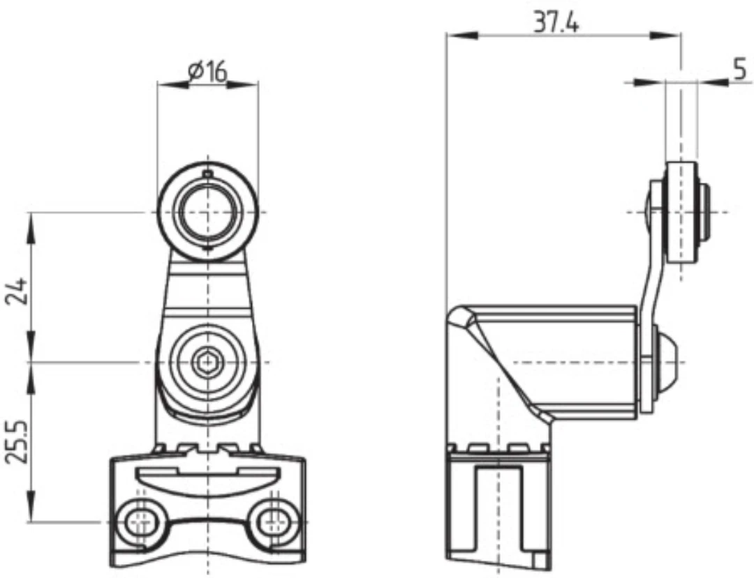 Brytare, Schmersal PS216-T11-H200, 1NO+1NC