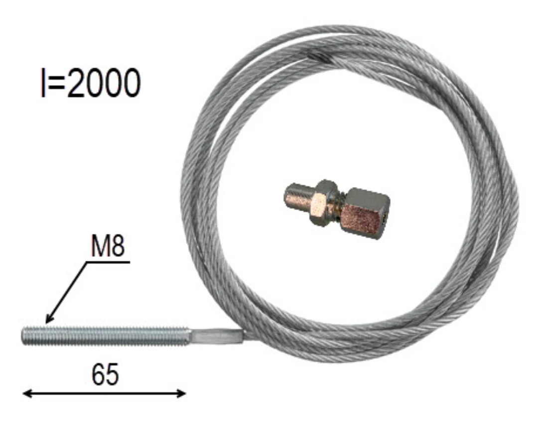 Synkvajer, Passar Wittur/Selcom, l=2000mm, ø=3mm, Universal