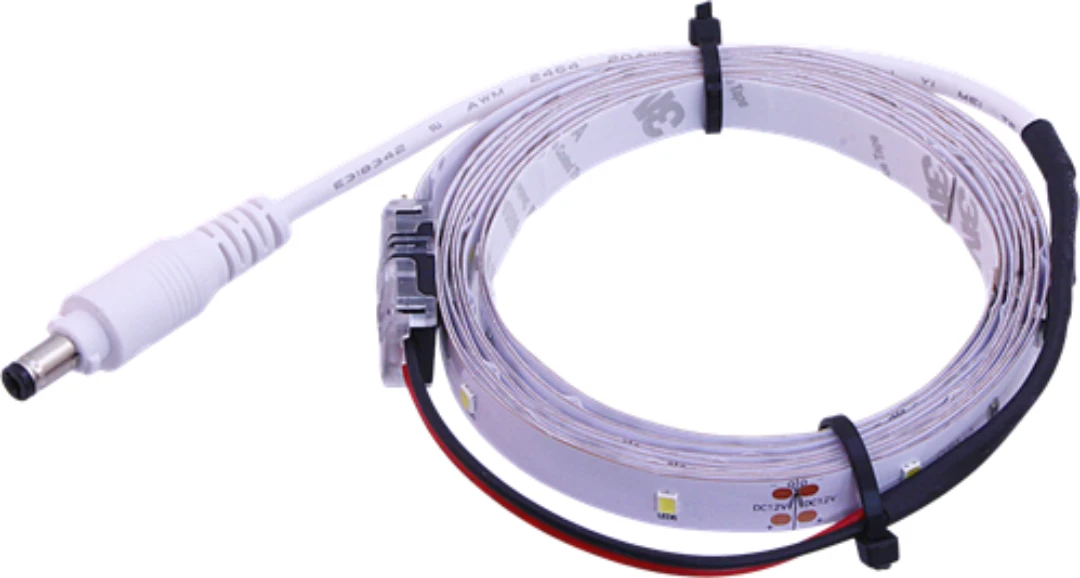 LED Korgbelysning, Set av 2x2,20m stripes, 3200lm, Nödbelysning inkl.