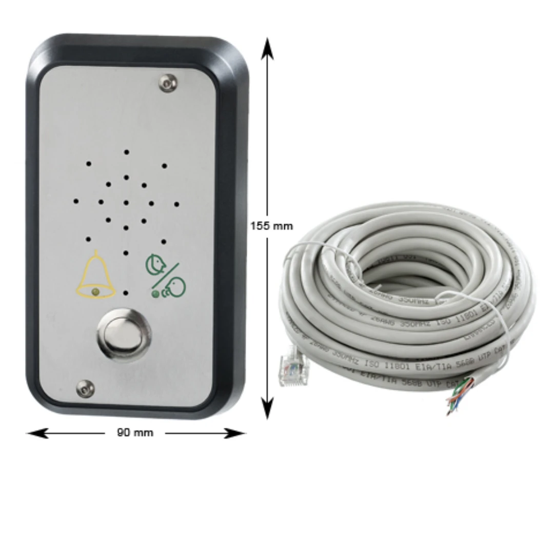 Talenhet, SafeLine SL3000, med pictogram+knapp, utanpå
