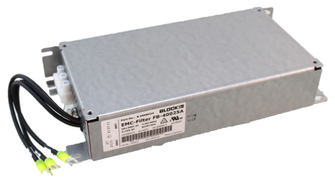 EMC filter, L1000, 5.5-7.5kW, Max 25A