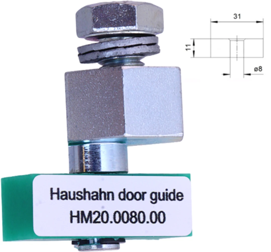 Understyrning, Haushahn TSS70/TSS72, 12mm spår, 31x11x11mm