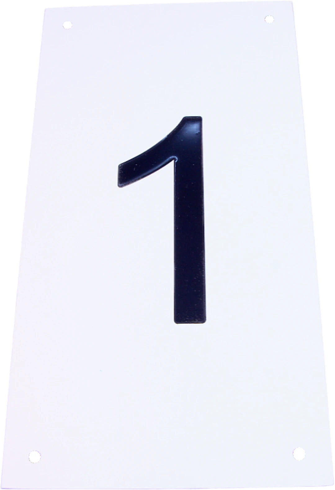 Tryckplåt, aluminium, med symbol ''1''
