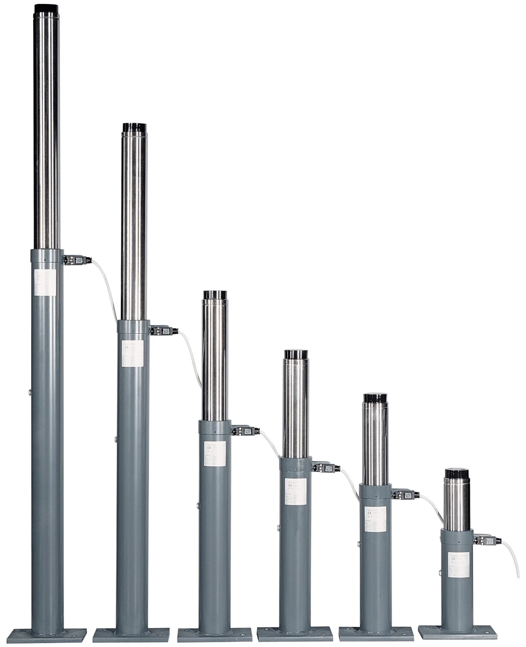Oljedämpad buffert, OB20, Vn=2.0m/s, 700-5300kg