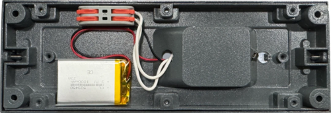 Nödljus schaktbelysning, 230VAC/12VDC, Batteri inkluderat